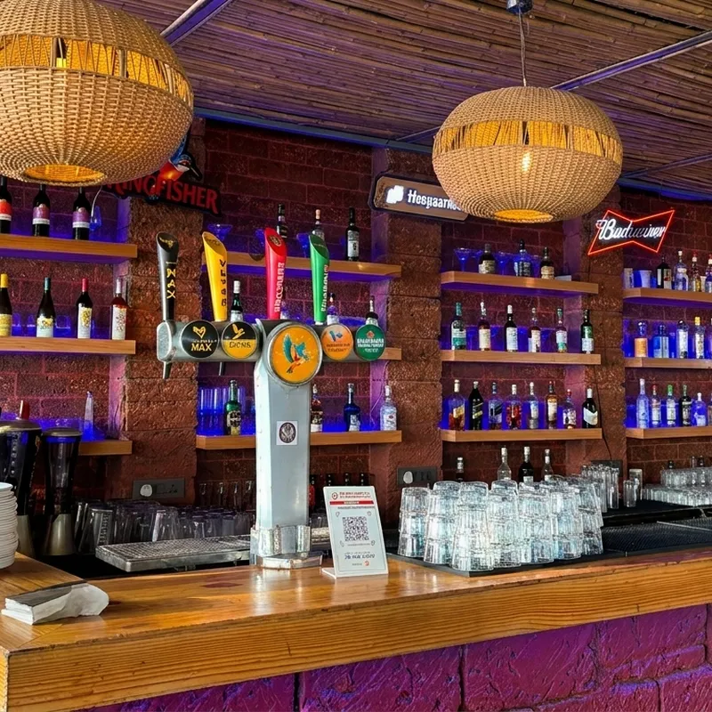 Exquisite beachfront cocktails at the tropical bar - SAO by the Sea